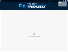Tablet Screenshot of feelfreeinnovations.com